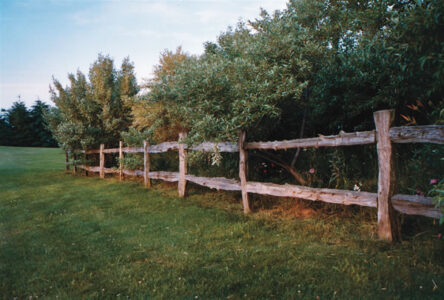 Country Lore: Cedar Split-rail Fence Image